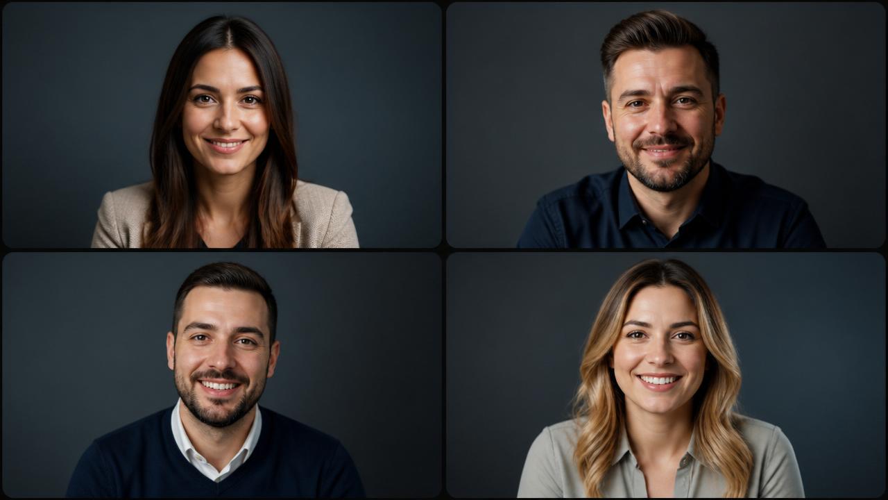 Patru antreprenori într-o rundă de networking video